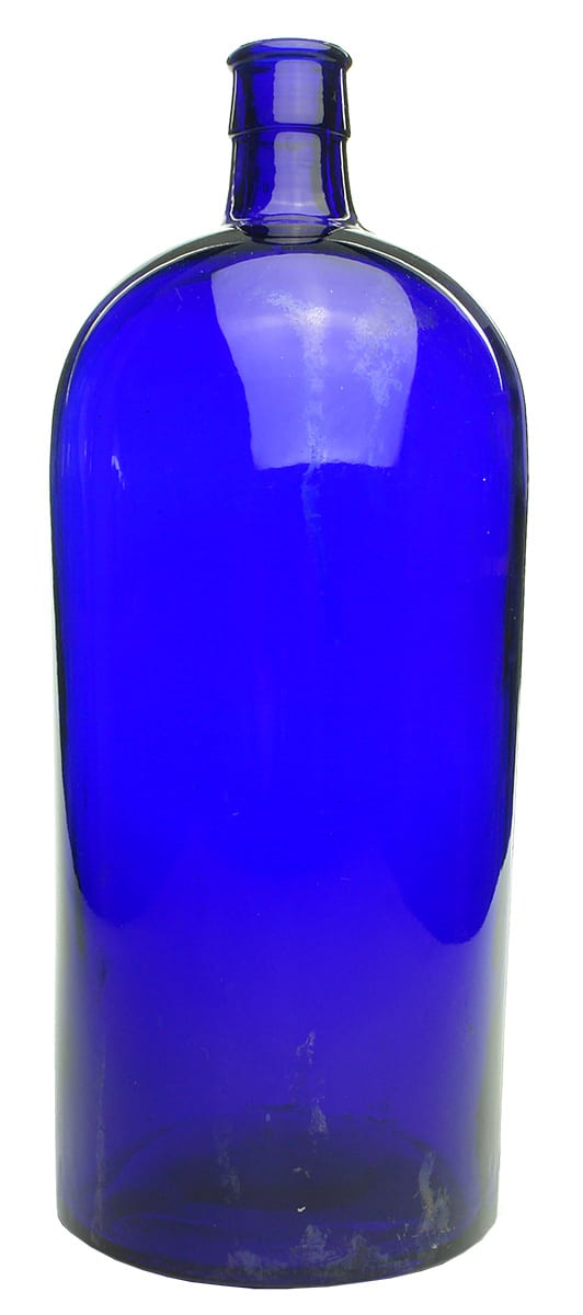 Cobalt Blue Winchester Carboy Glass Bottle