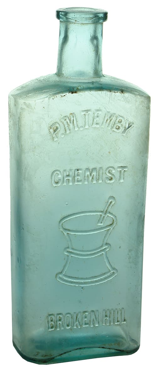 Temby Chemist Broken Hill Chemist Bottle