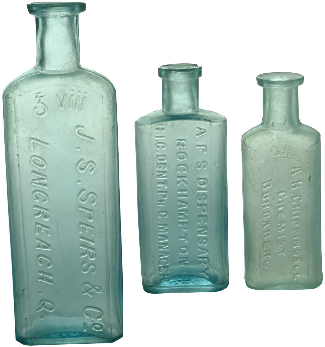 Antique Chemist Medicine Bottles