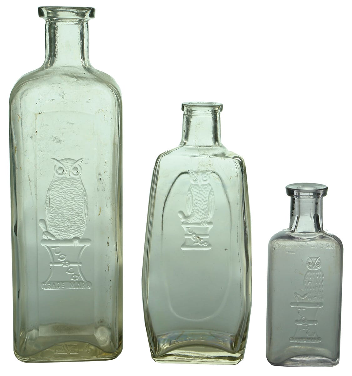 Owl Drug Company Vintage Bottles