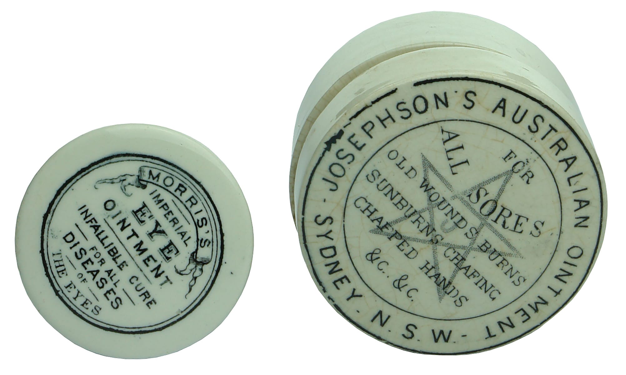 Morris's Josephsons Antique Pot Lids