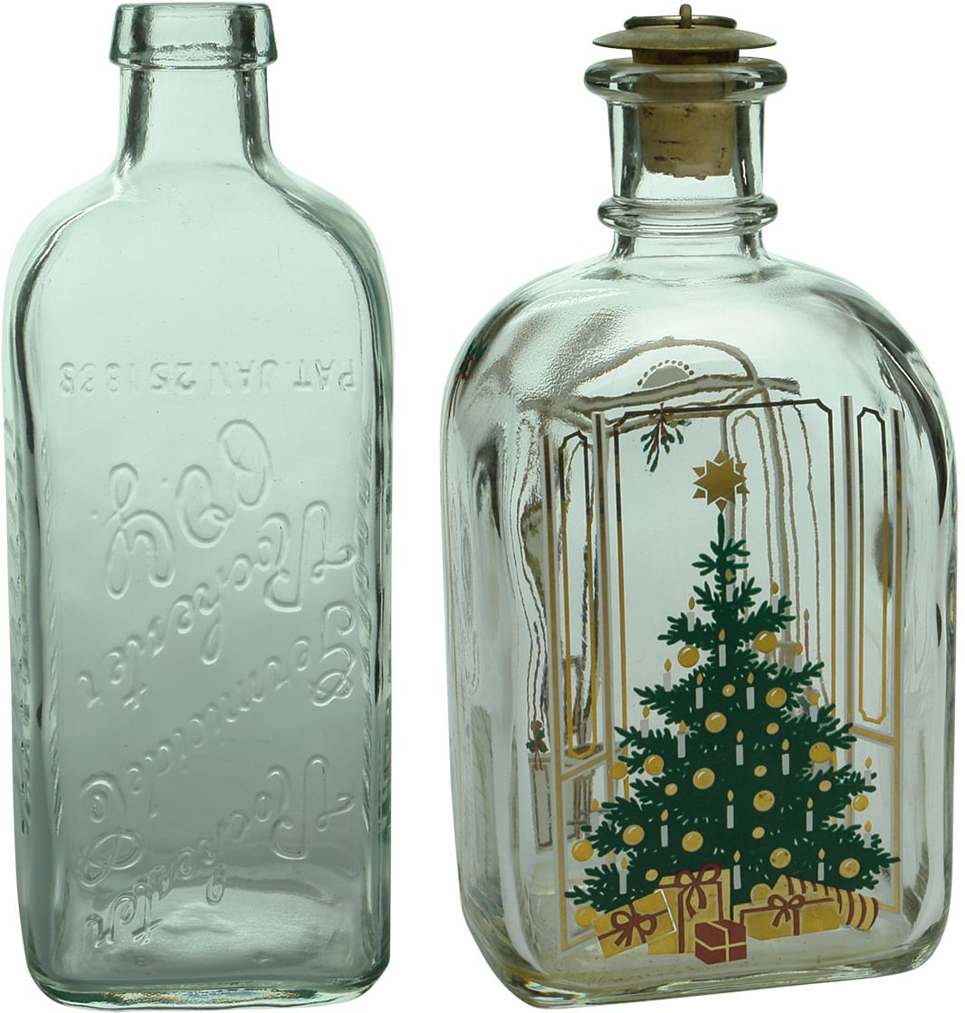 Antique Glass Decanters Bottles