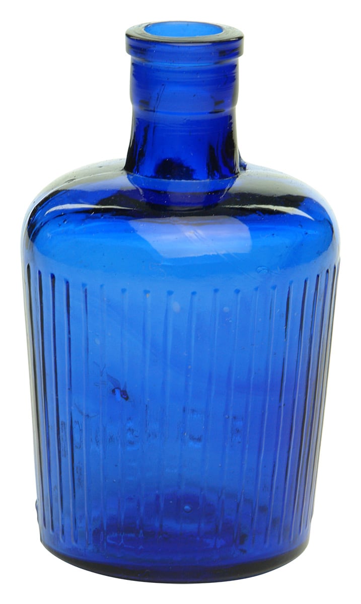 Cobalt Blue Japan Australia Lysol Poison Bottle