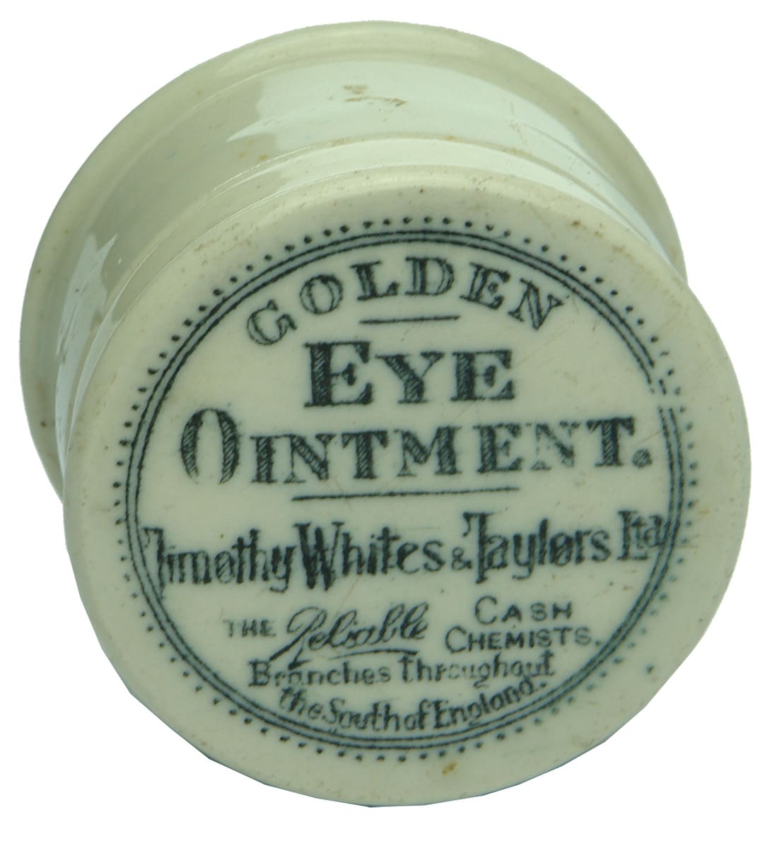 Tinothy White Taylors Eye Ointment Pot Lid