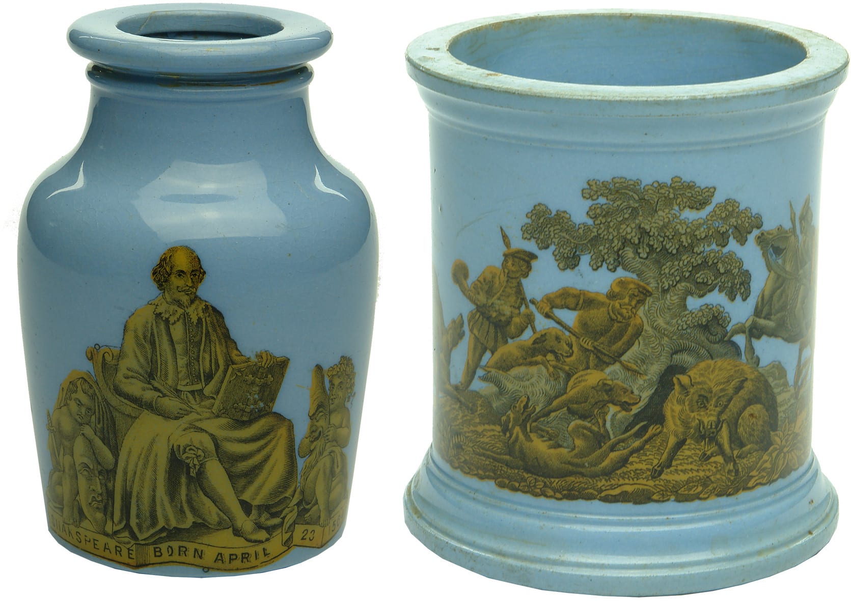 Collection Prattware Pots