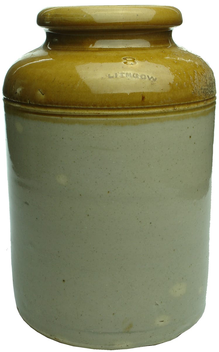 Lithgow Pottery Stoneware Bung Jar