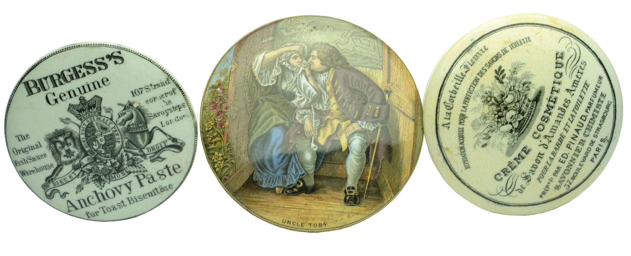 Collection Antique Ceramic Pot Lids