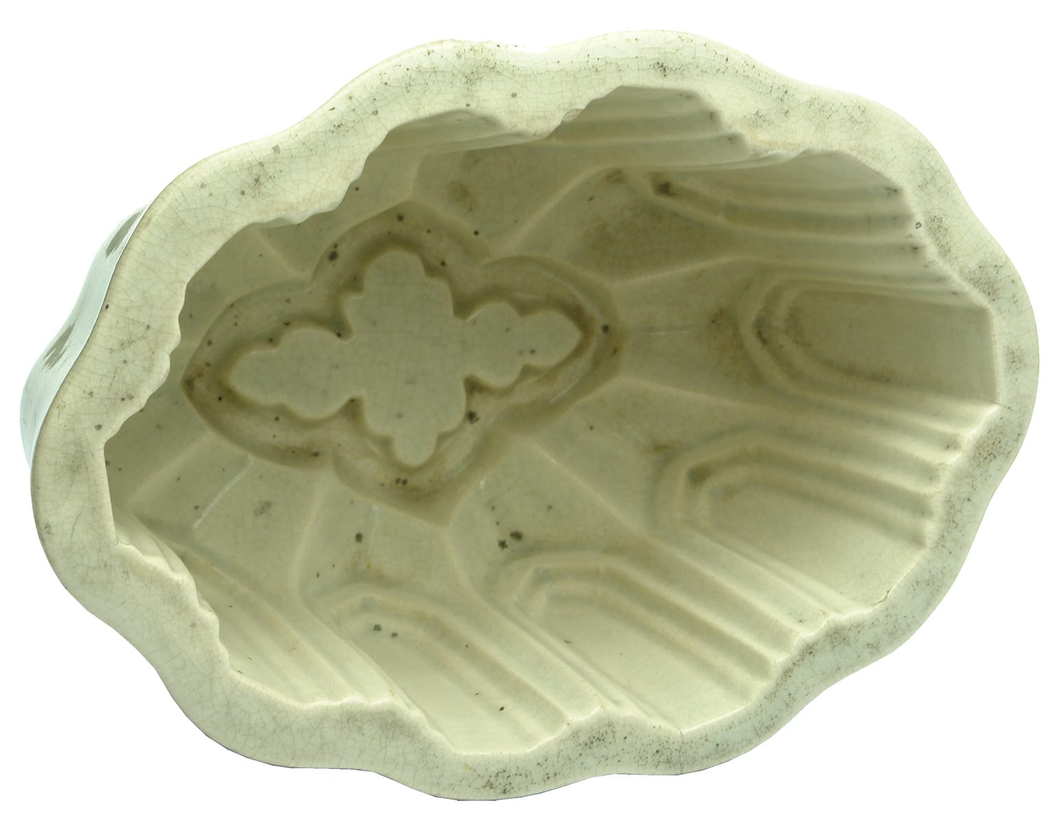 White Ceramic Jelly Mould