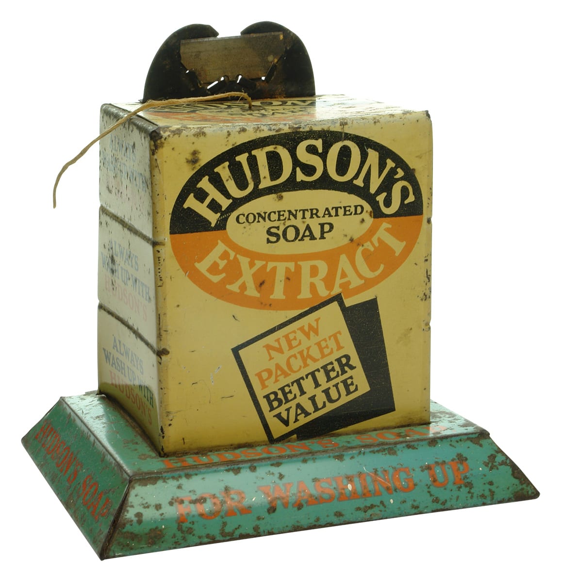 Hudson's Concentrated Soap Extract Advertising String Dispenser