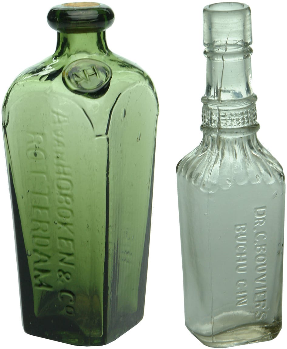 Sample Gin Bottles Antiques