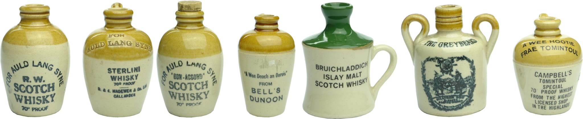 Sample Scotch Whisky Crocks