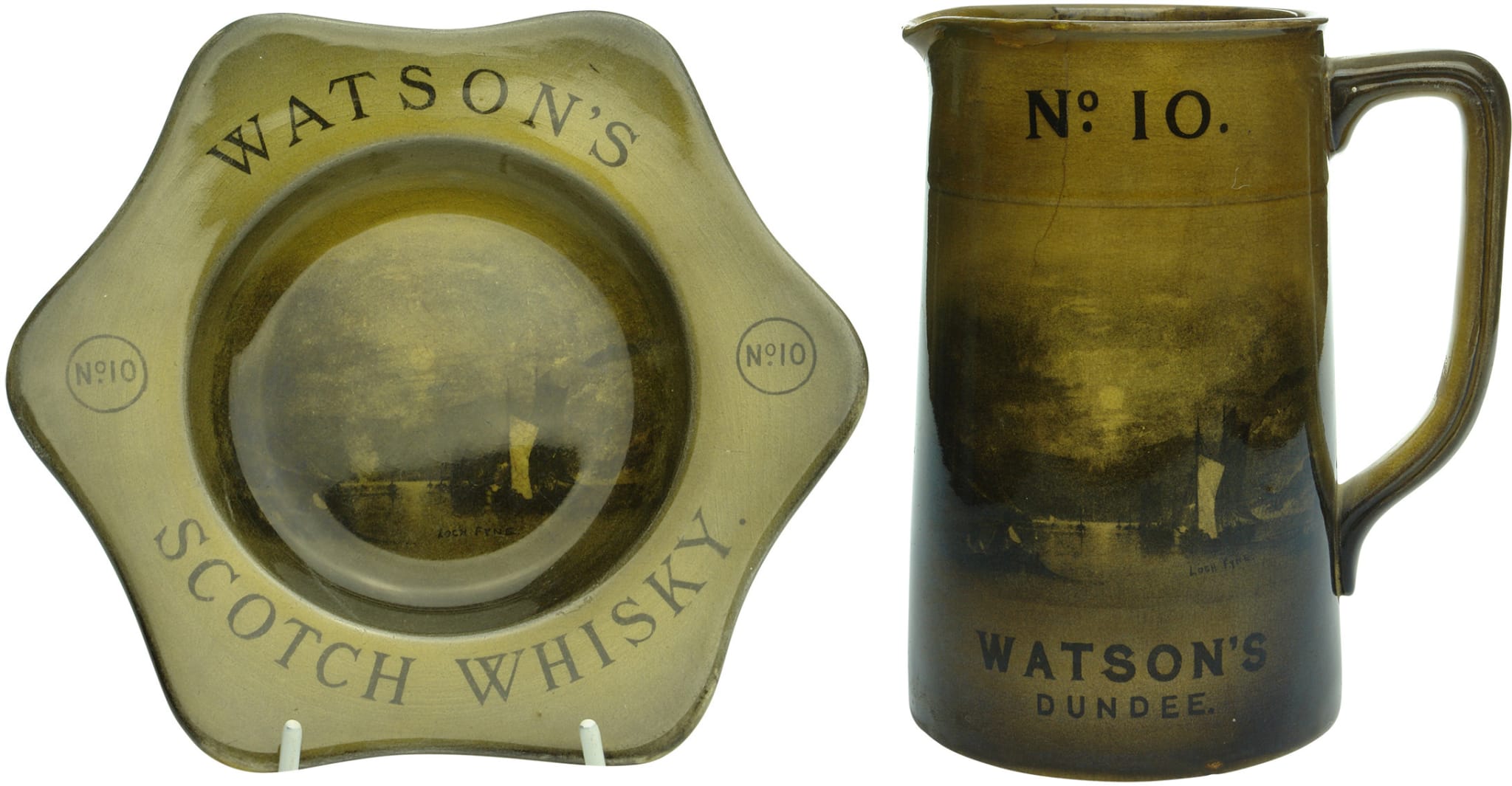 Watson's No 10 Scotch Whisky Advertising Items