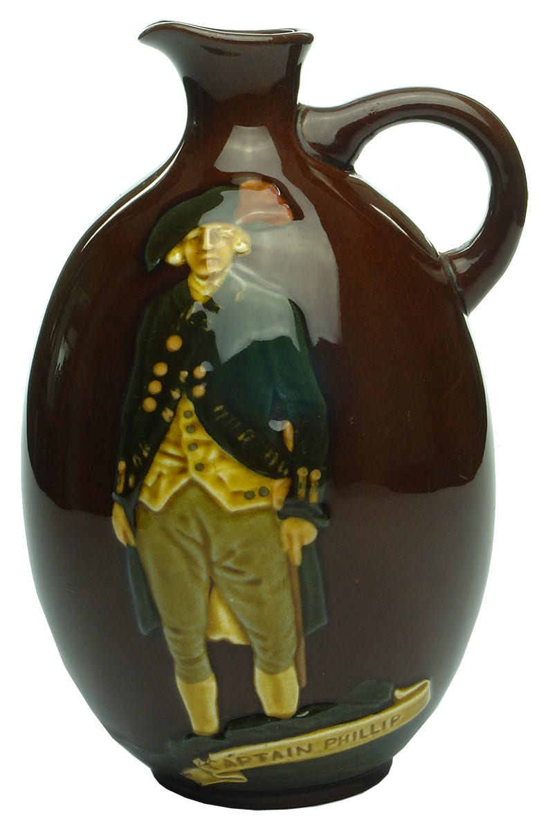 Captain Phillip Dewar's Whisky Kingsware Flask