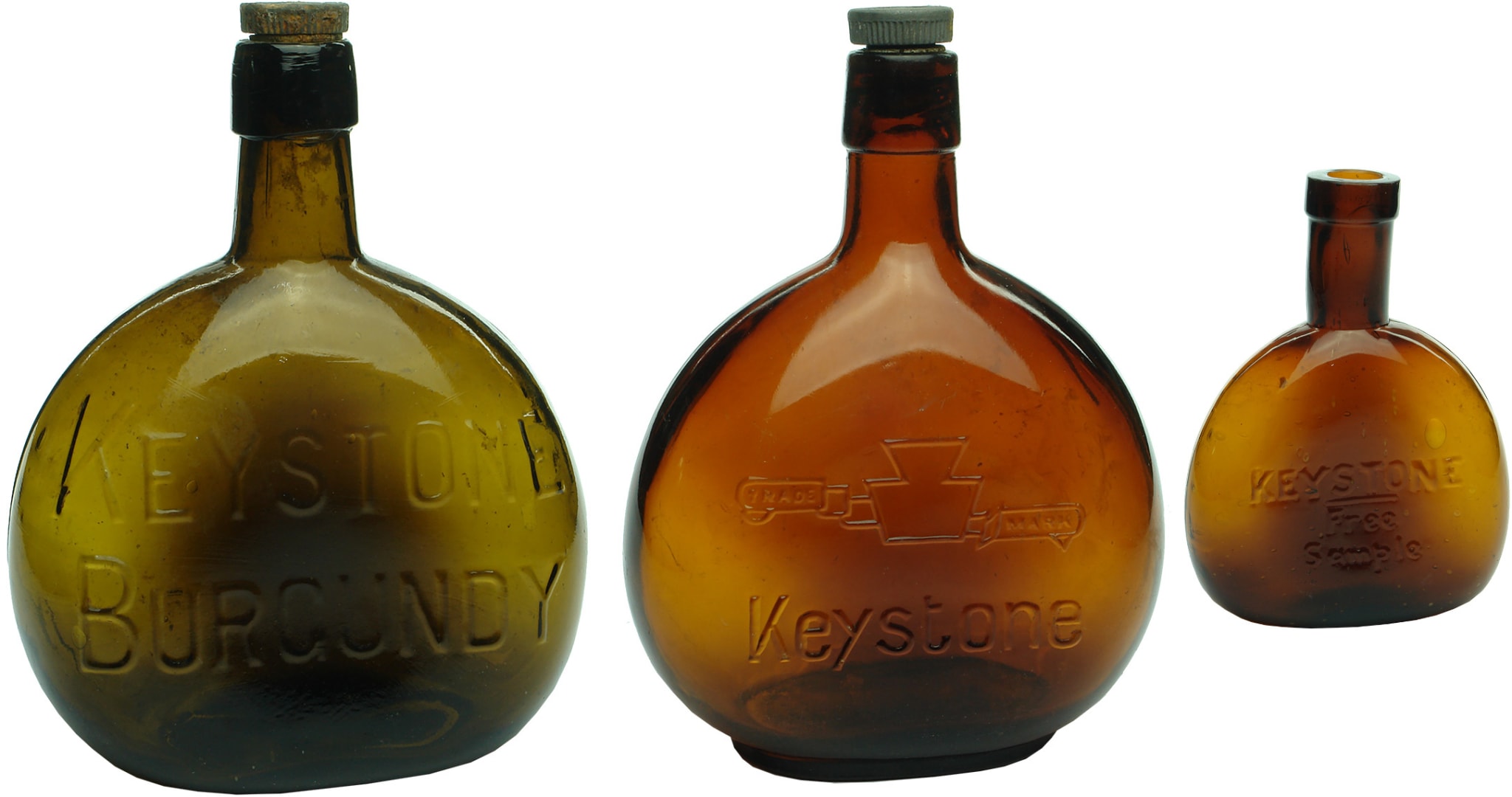 Keystone Antique Chestnut Shaped Wine Bottles