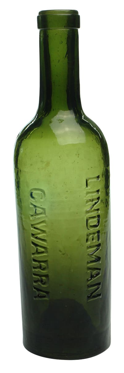 Lindeman Cawarra Antique Glass Bottle