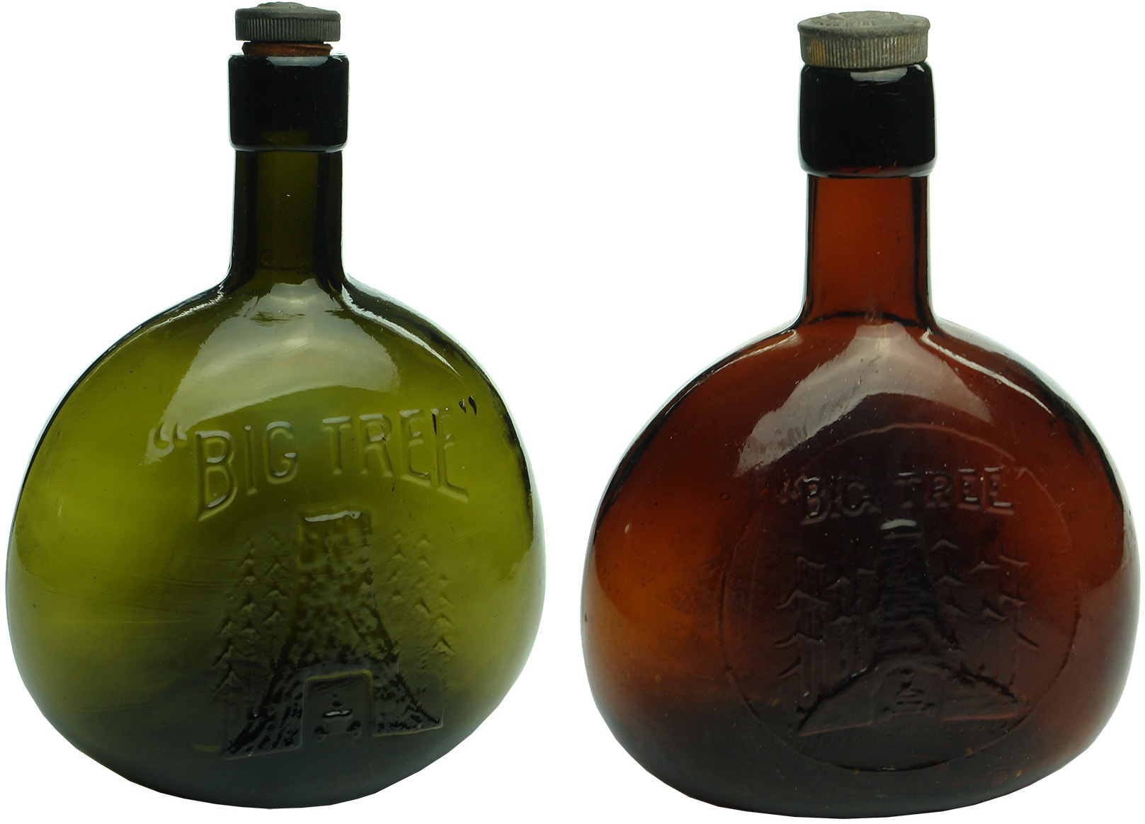 Big Tree Antique Chestnut Shaped Wine Bottles