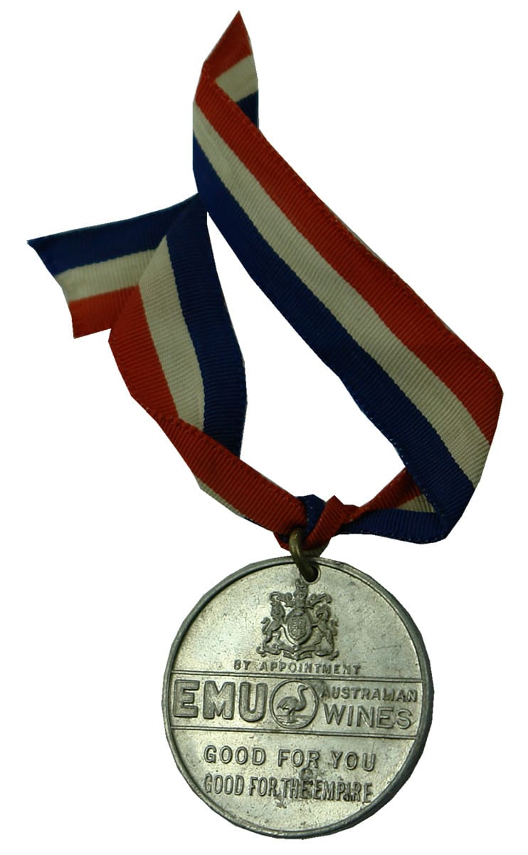 Emu Australian Wines Advertising Medallion