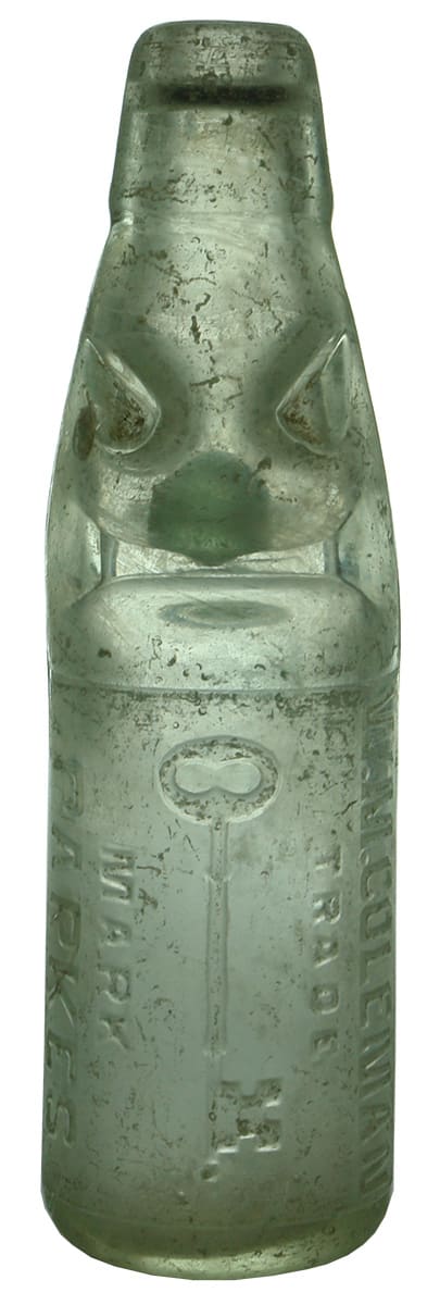 Coleman Parkes Key Antique Codd Bottle