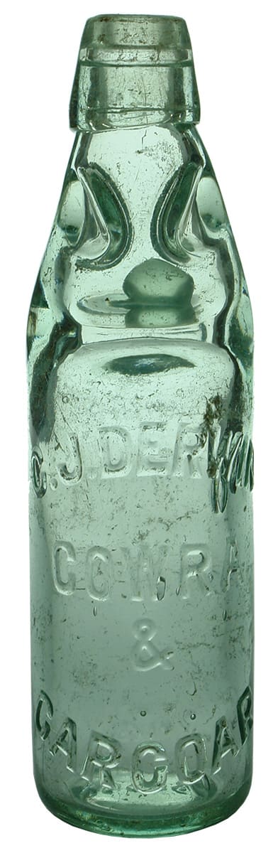 Derwin Cowra Carcoar Antique Codd Marble Bottle