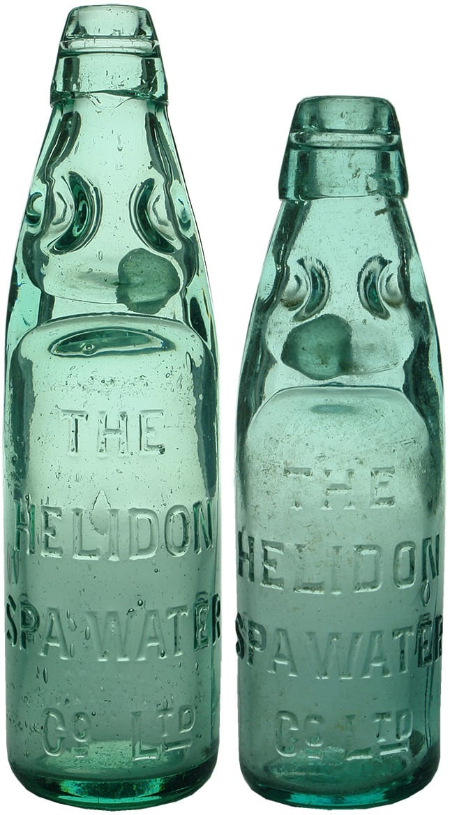 Helidon Spa Water Antique Codd Marble Bottles