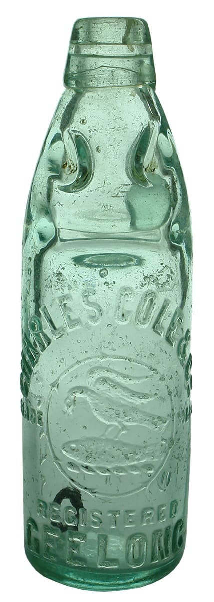 Charles Cole Geelong Niagara Codd Marble Bottle