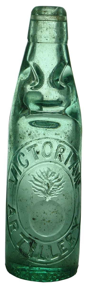 Victorian Artillery Bomb Queenscliff Codd Marble Bottle