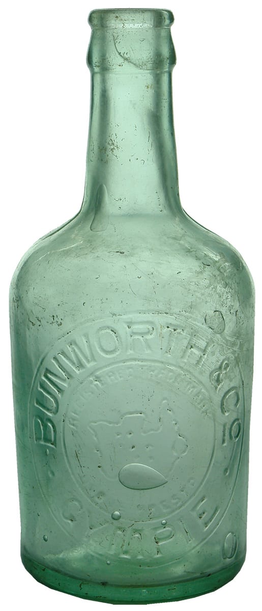 Bunworth Gympie Australia Crown Seal Dump Bottle