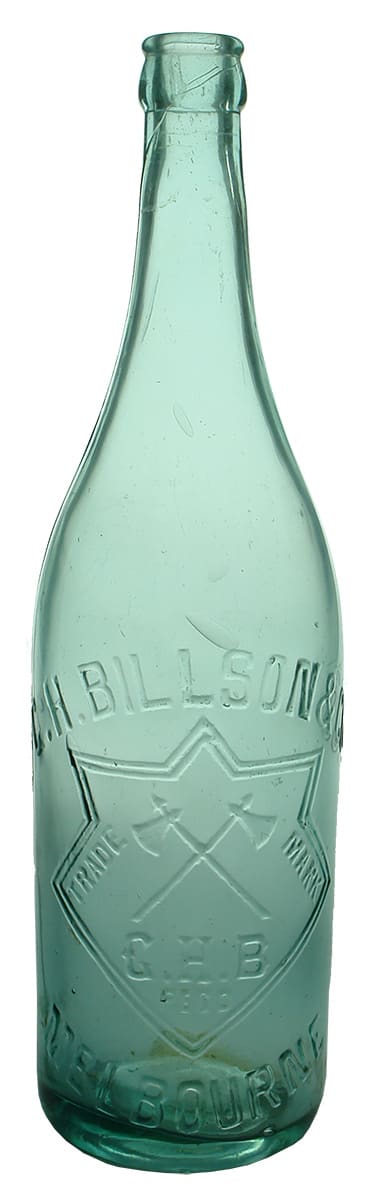 Billson Melbourne Shield Axes Crown Seal Bottle