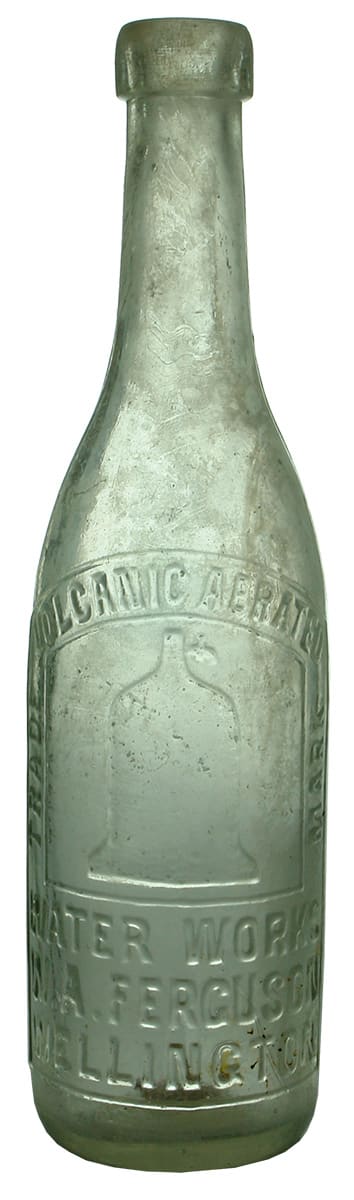 Volcanic Aerated Water Works Wellington Antique Bottle