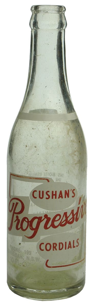 Cushans Progressive Gunnedah Crown Seal Pyro Bottle