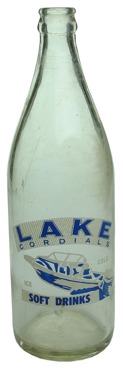 Lake Cordials Lake Cargellico Soft Drink Bottle