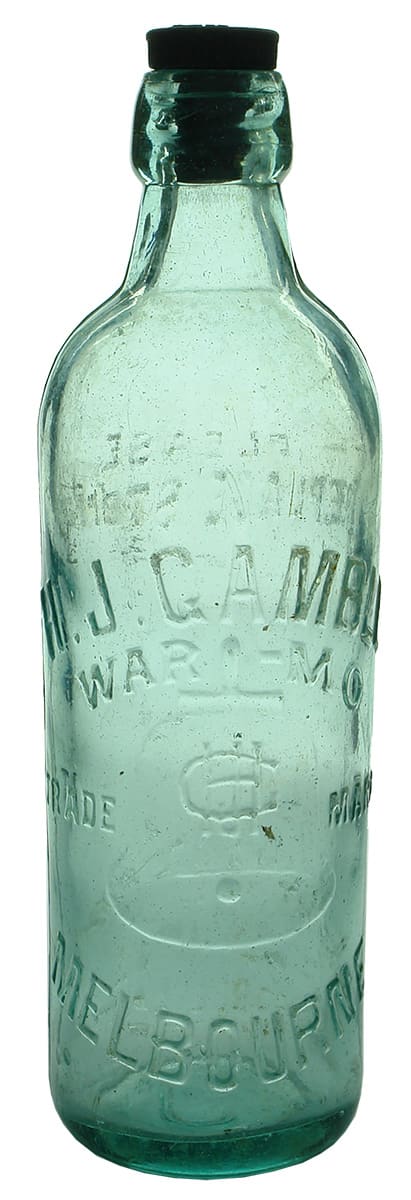 Gamble Warmo Melbourne Bell Soft Drink Bottle