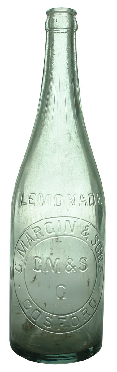 Margin Sons Gosford Crown Seal Lemonade Bottle