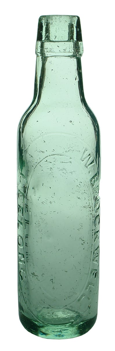 Brockwell Geelong Antique Lamont Soda Bottle