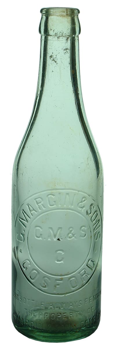 Margin Gosford Crown Seal Soft Drink Bottle