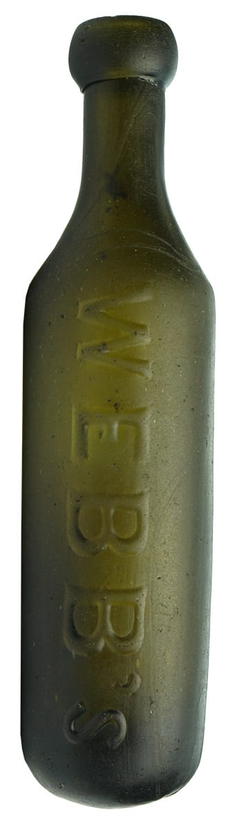 Webb's Green Glass Maugham Bottle