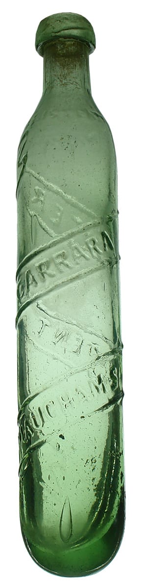 Maugham's Patent Carrara Water Ribbon Embossed Bottle