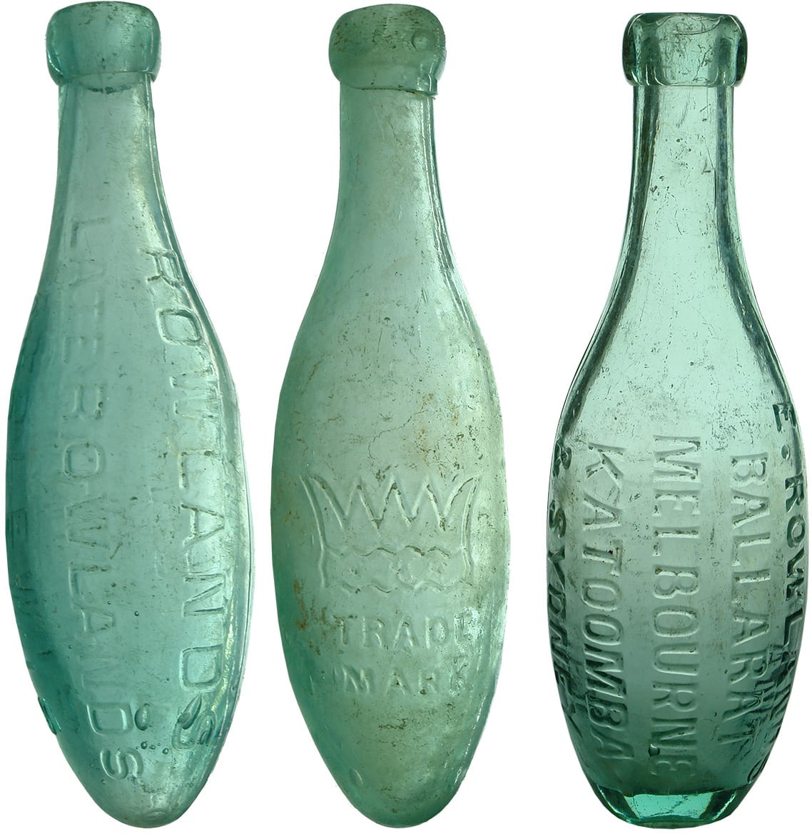 Antique Torpedo Skittle Bottles