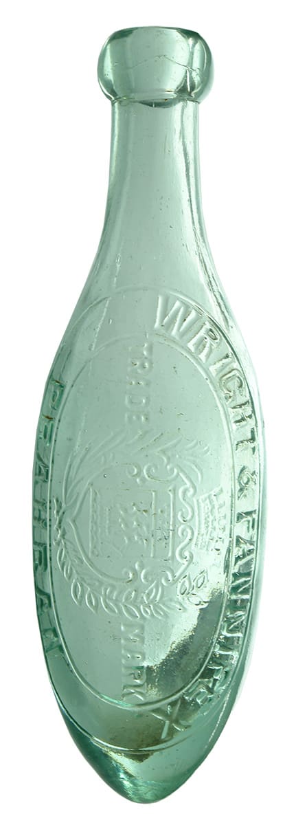 Wright Pannifex Antique Torpedo Bottle