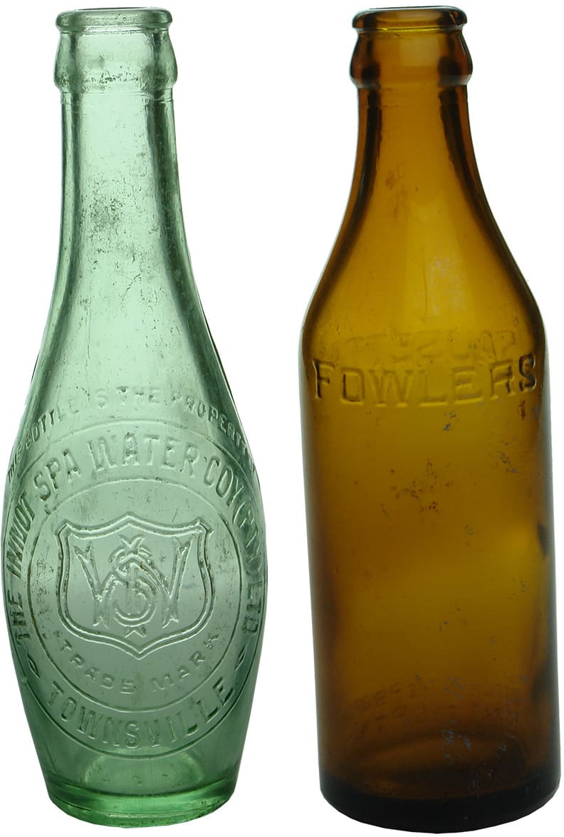 Antique Crown Seal Vintage Bottles