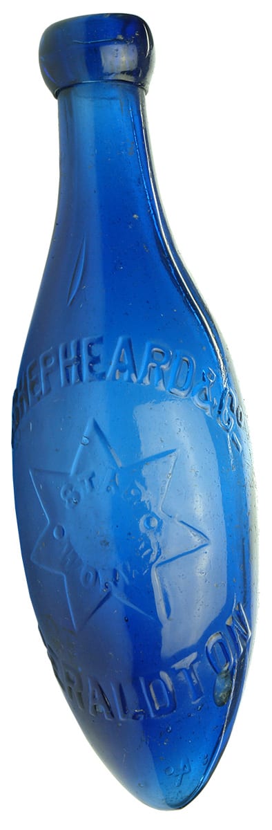 Shepheard Geraldton Star Works Blue Torpedo Bottle