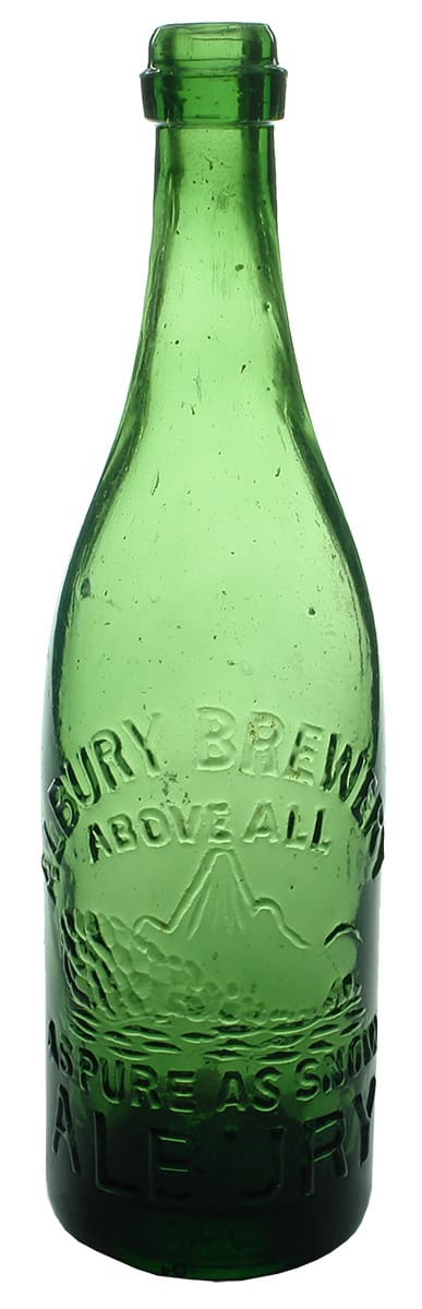 Albury Brewery Mountain Ring Seal Beer Bottle