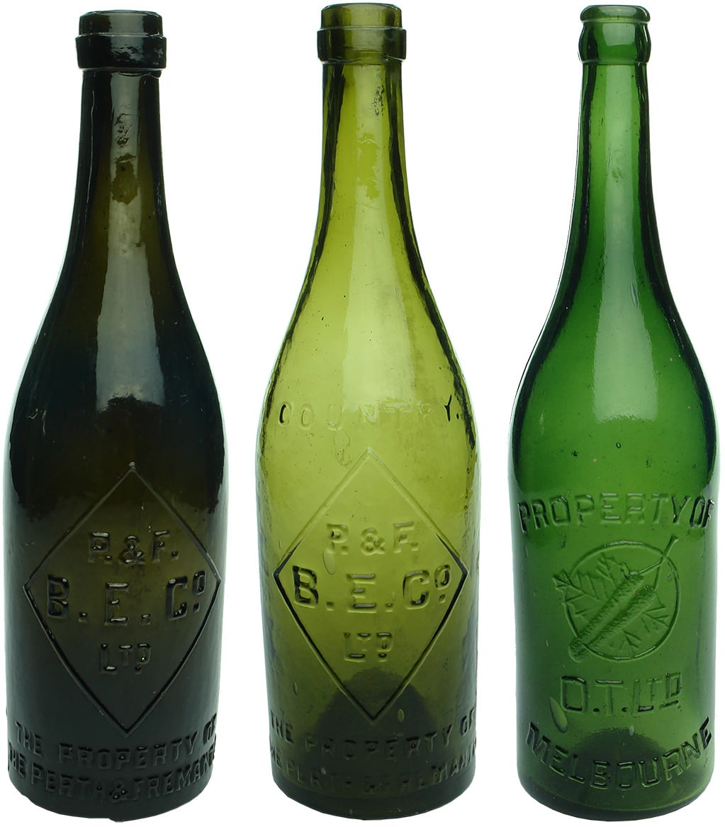 Antique Australian Beer Bottles