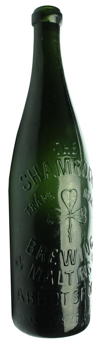 Shamrock Brewery Abbotsford Antique Beer Bottle