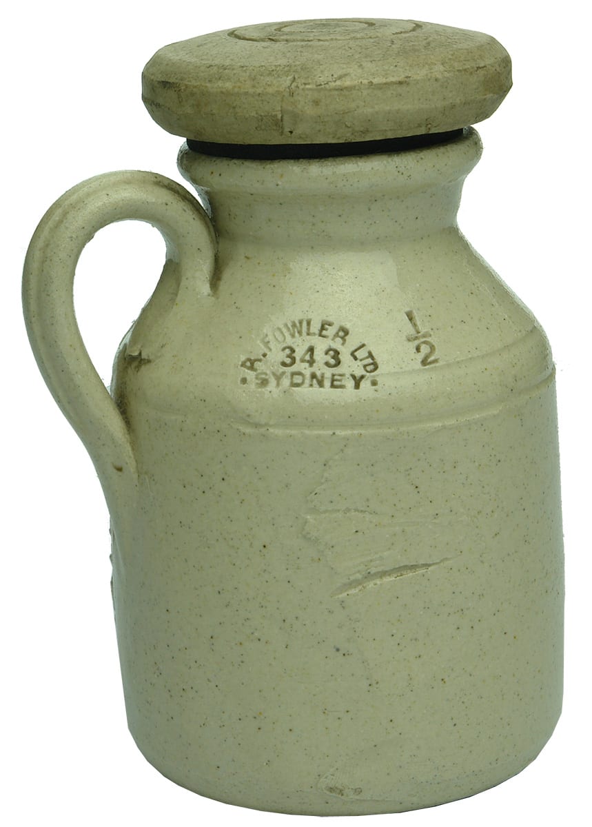 Fowler Sydney Chemical Jar Stoneware Demijohn