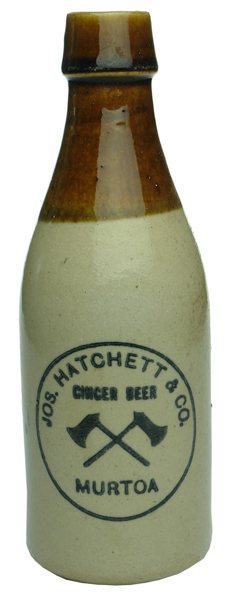 Hatchett Murtoa Hatchets Ginger Beer Bottle