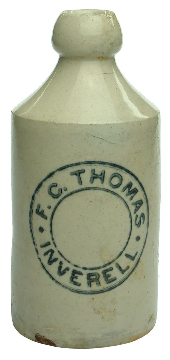 Thomas Inverell Stoneware Ginger Beer Bottle