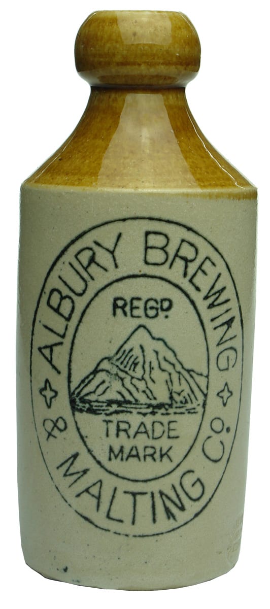 Albury Brewing Malting Mountain Ginger Beer Bottle