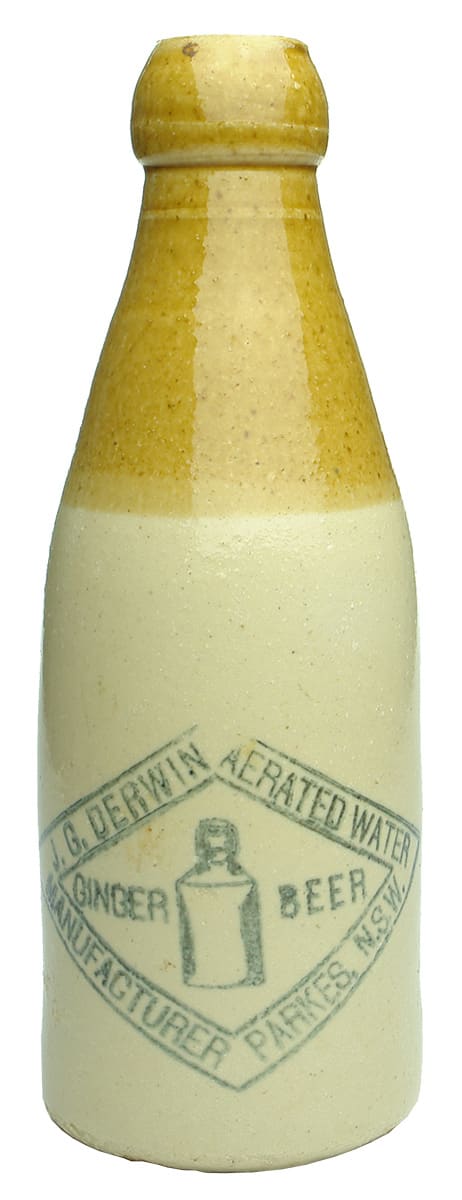 Derwin Parkes Stone Ginger Beer Bottle