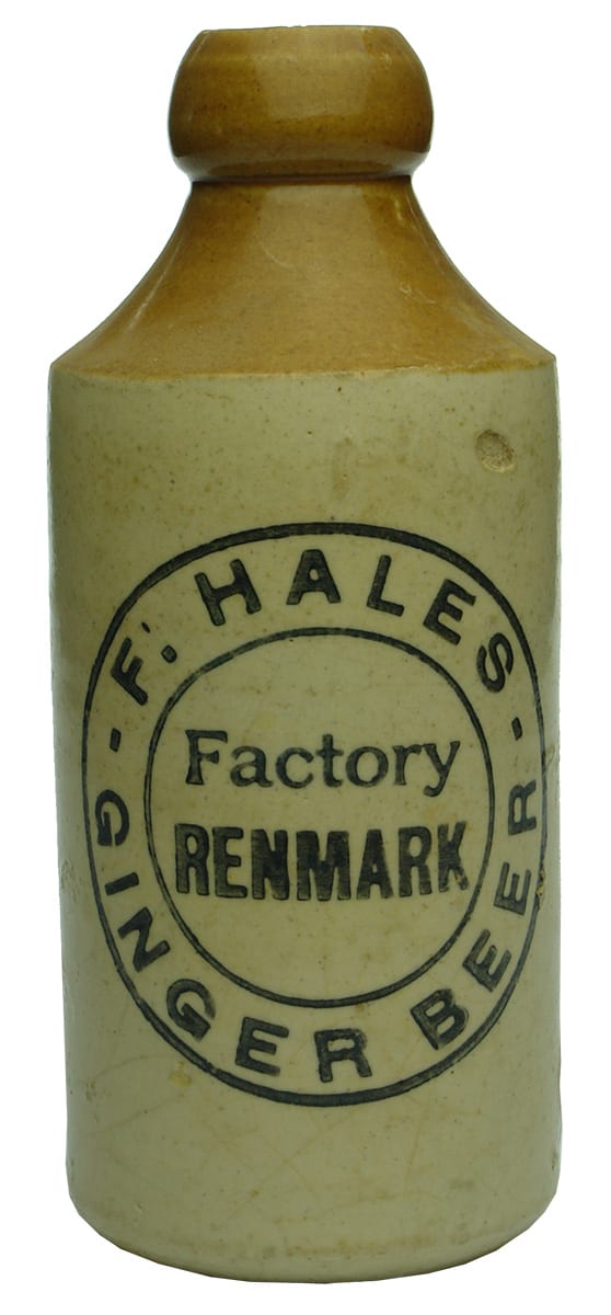 Hales Factory Renmark Ginger Beer Bottle